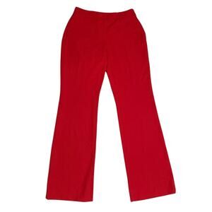 WHBM White House Black Market NWT Women's Size 2 The Boot Red Pants Stretch